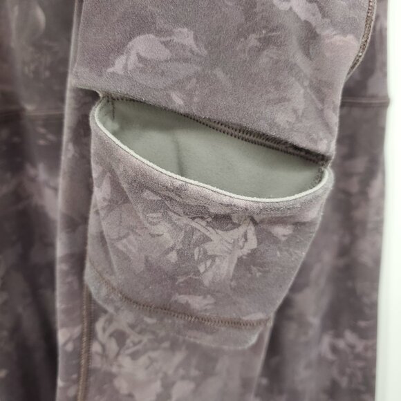 Lululemon Hug your Core Super High-Rise Tight 28" Sz M/8 Rejuvenate Dark Chrome - Picture 15 of 16